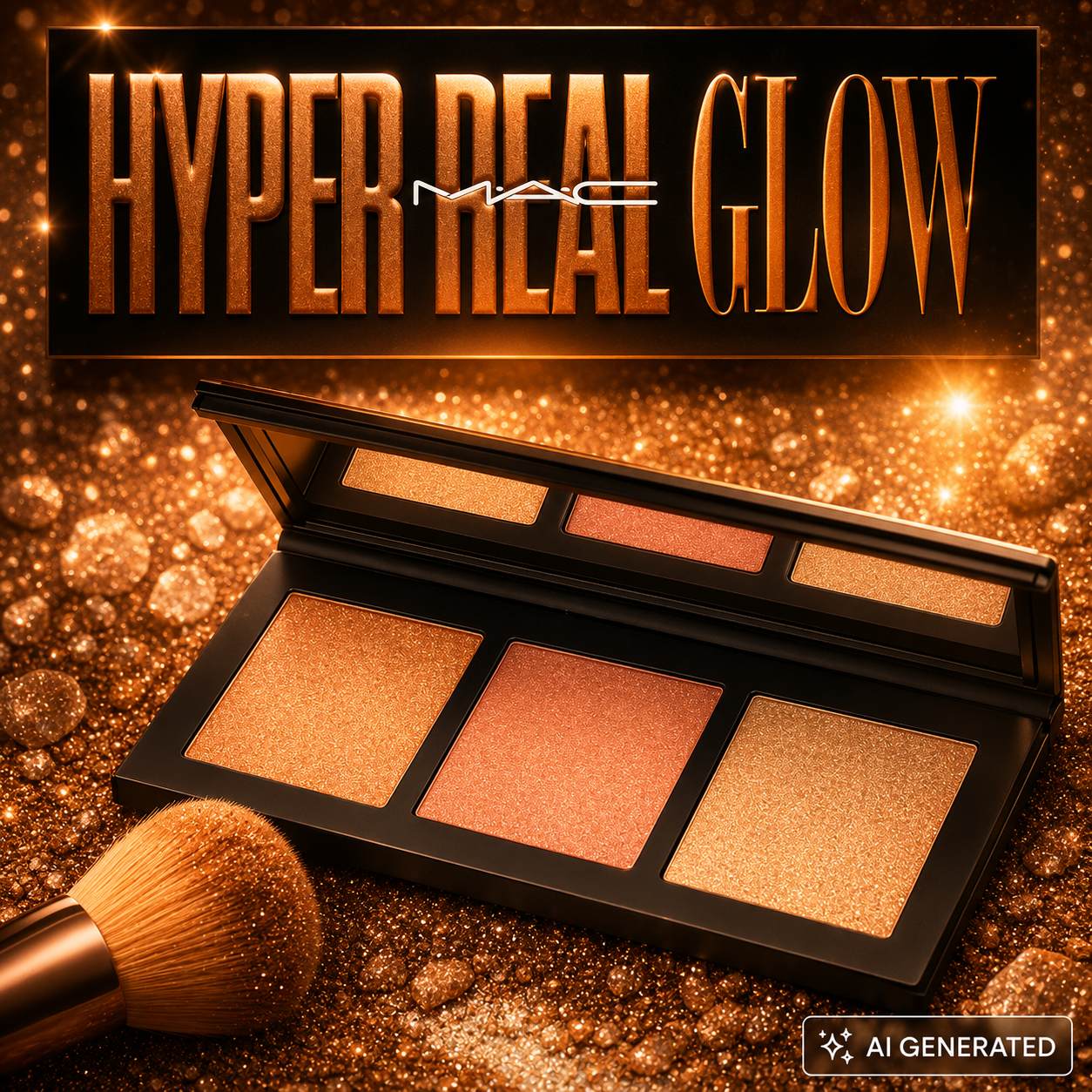 MAC HYPER REAL GLOW PALETTE - SHIMMMY PEACH 4,5GR