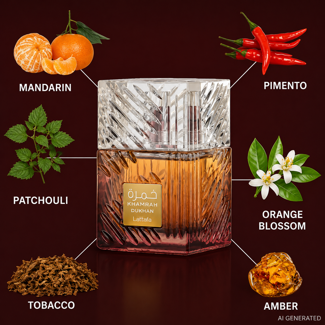 Lattafa DUKHAN ( KHAMRAH ) 100ml NEW