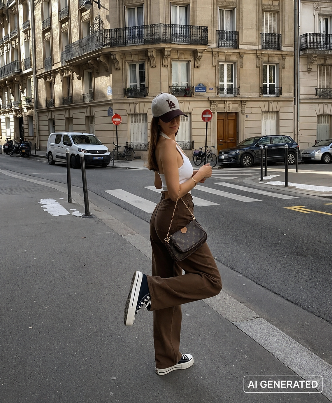 Brown leg jeans
