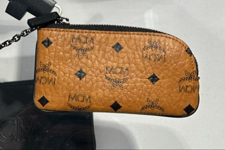 MCM Schlüsselanhänger Cognac
