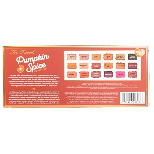 Too Faced Pumpkin Spice Second Slice Eye Shadow Palette 19,8GR