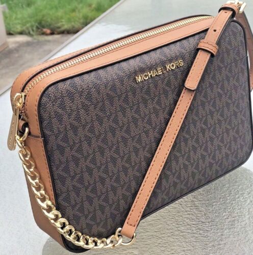 Michael Kors Jet Set Item Crossbody medium - Braun