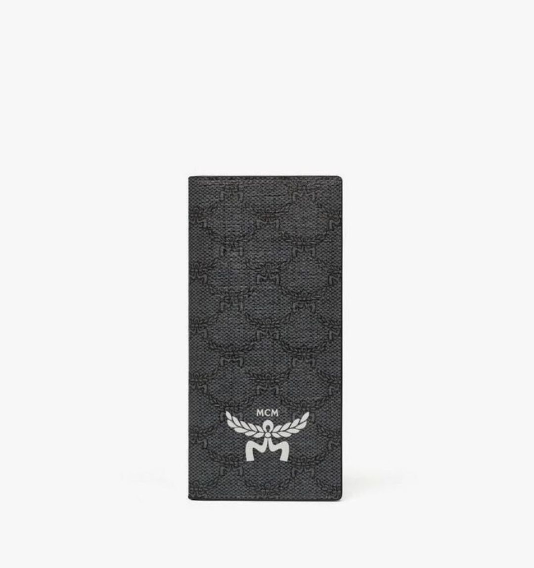 MCM Kartenetui Lang Schwarz Monogram