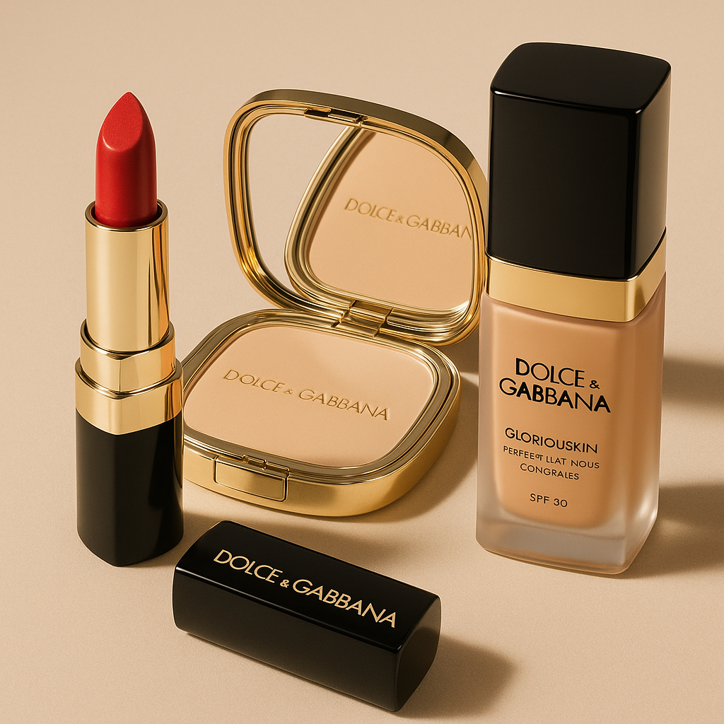 Dolce und Gabbana Make Up Bundle / A selection of Lipsticks, Puder and Foundation