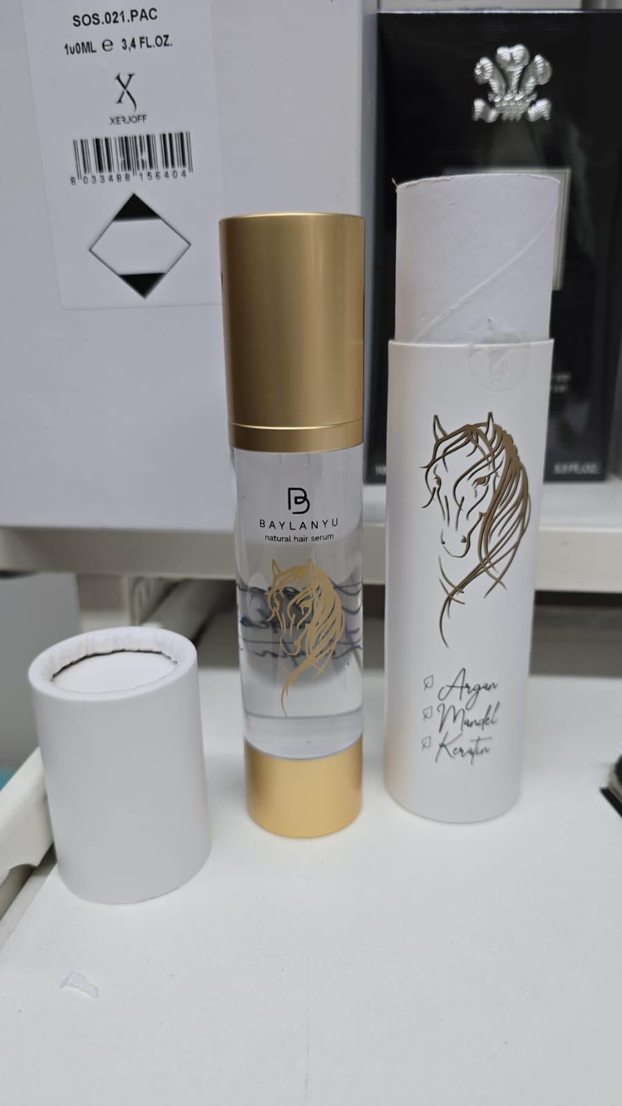 Baylanyu - Haar Serum Keartin/Arganöl/Mandel 50ML