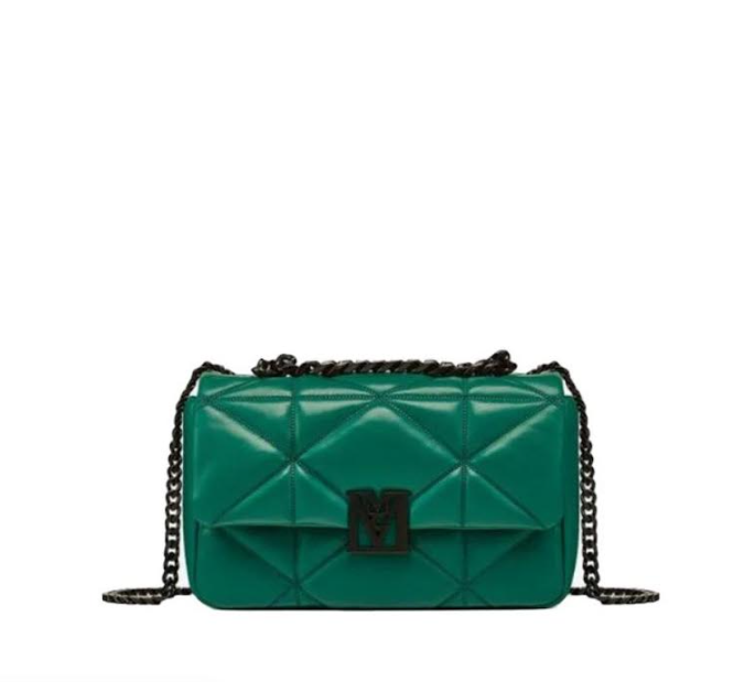 MCM SHOULDER SMALL (GRÜN)