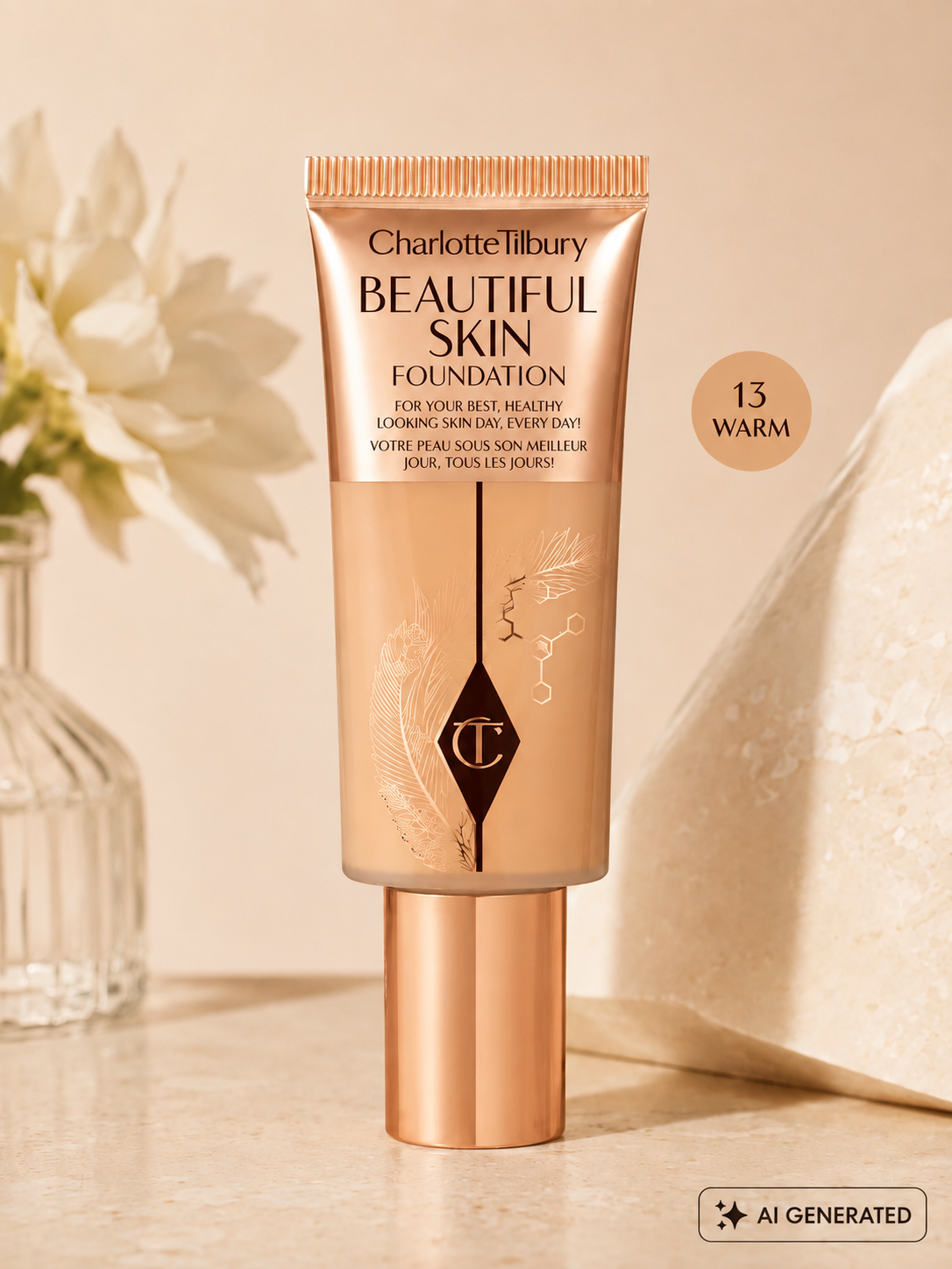 Charlotte Tilbury BEAUTIFUL SKIN FOUNDATION 30ML - 13 WARM