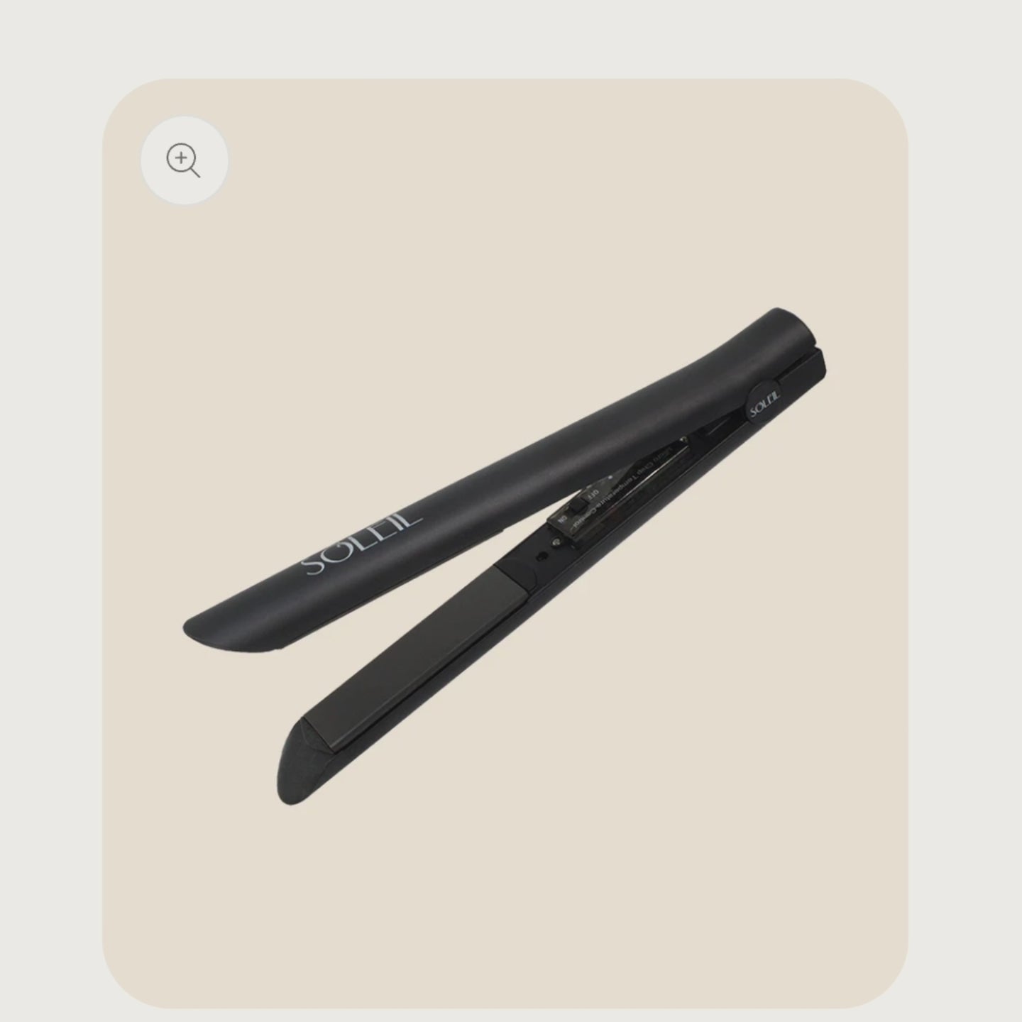 Glätteisen Soleil Flat Iron in BLACK