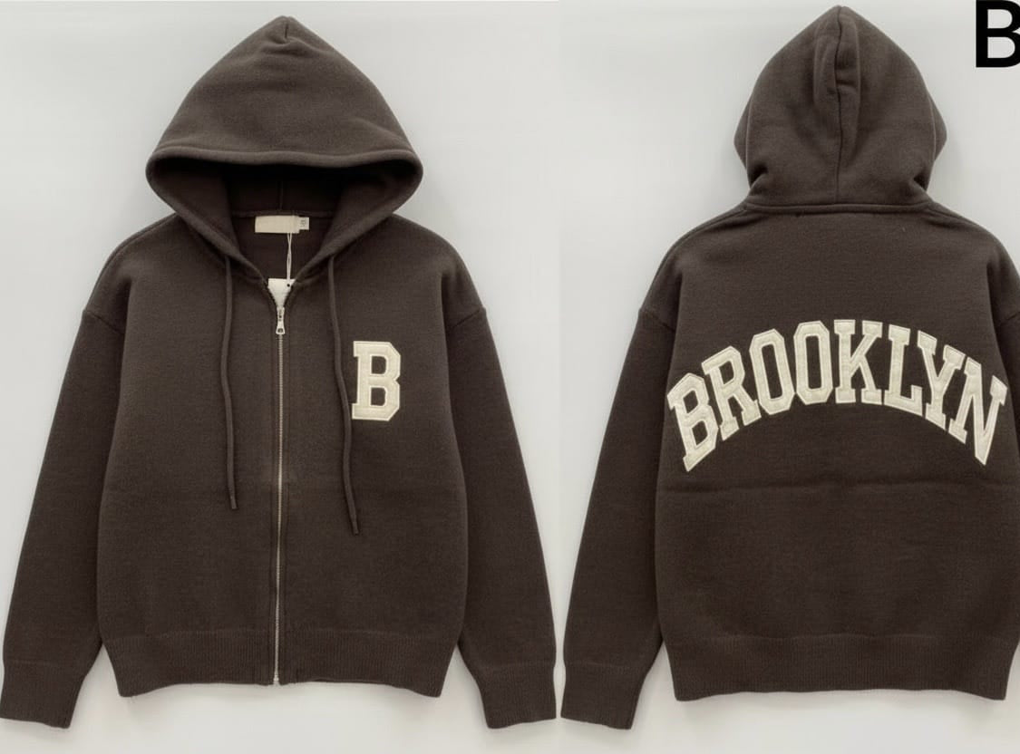 Hoodi zip Pullover one size