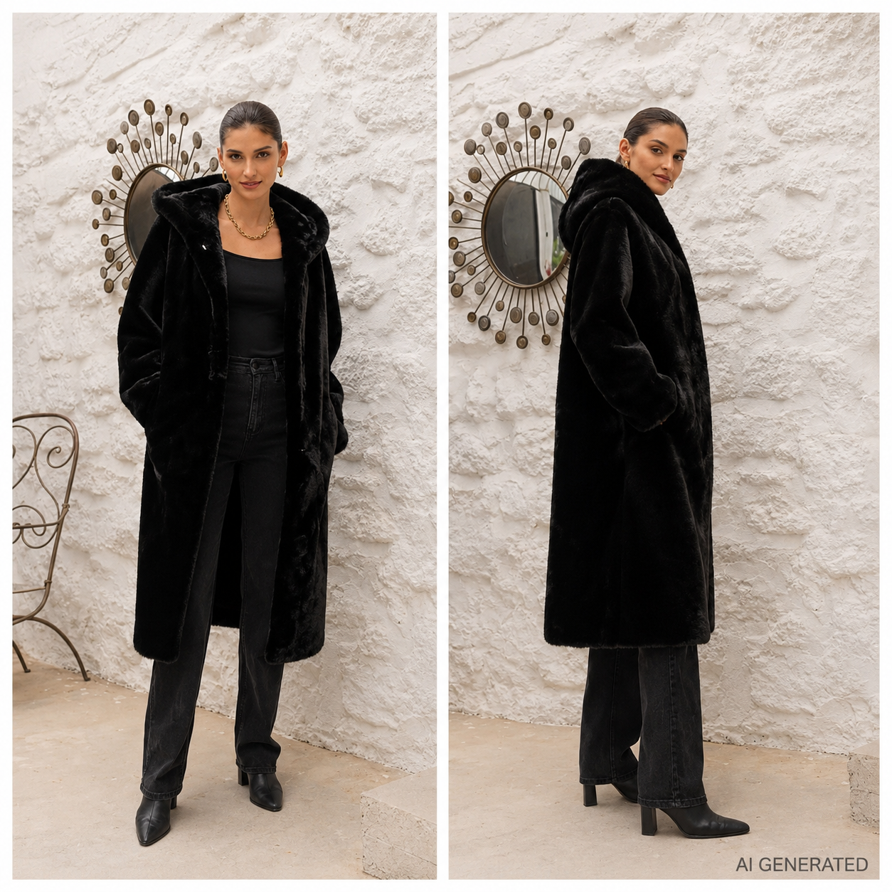 black coat