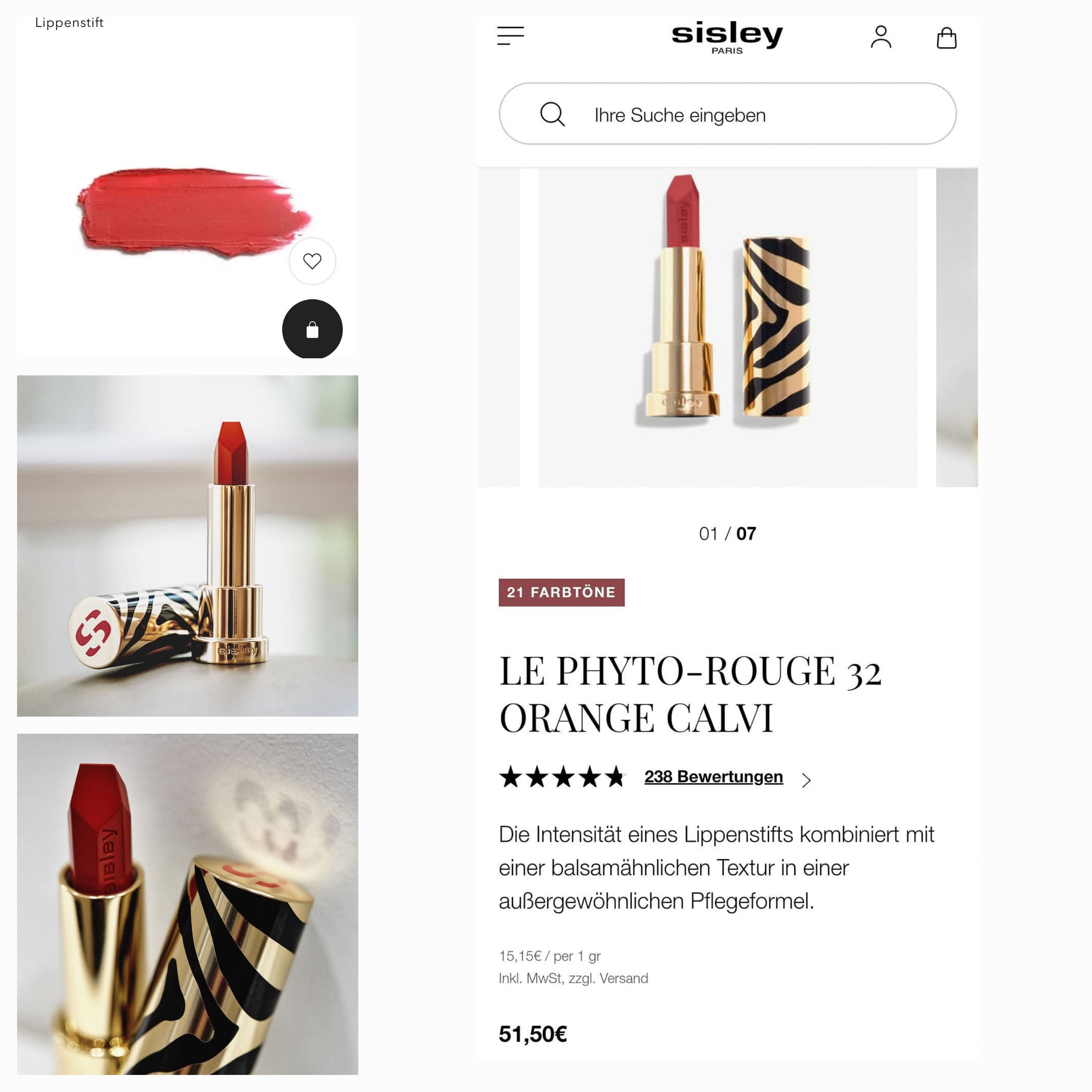 Sisley Lippenstift 1+1 Gratis (ohne Kartonage)