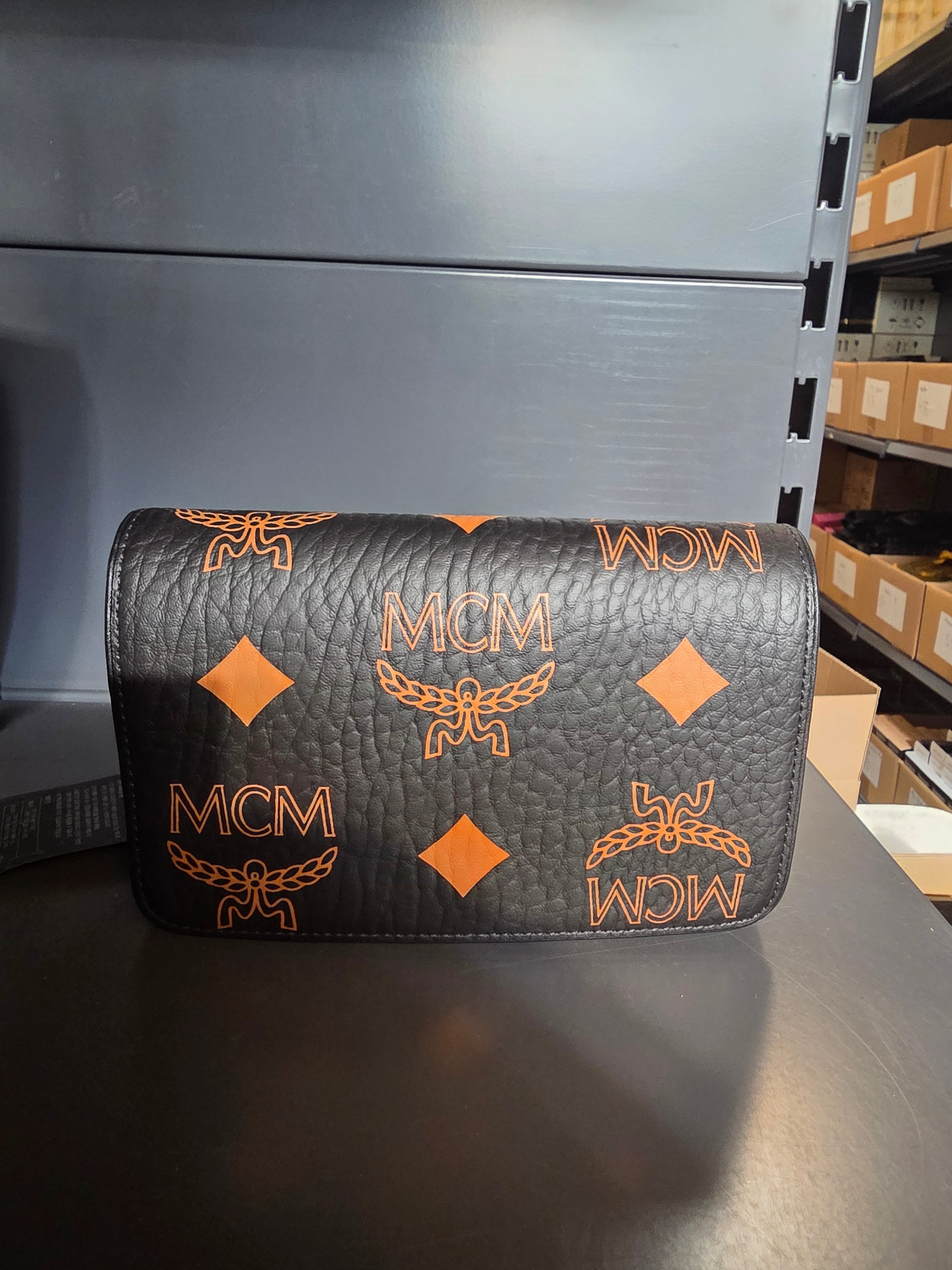 MCM kleine Crossbody Monogram BLACK/BRAUN