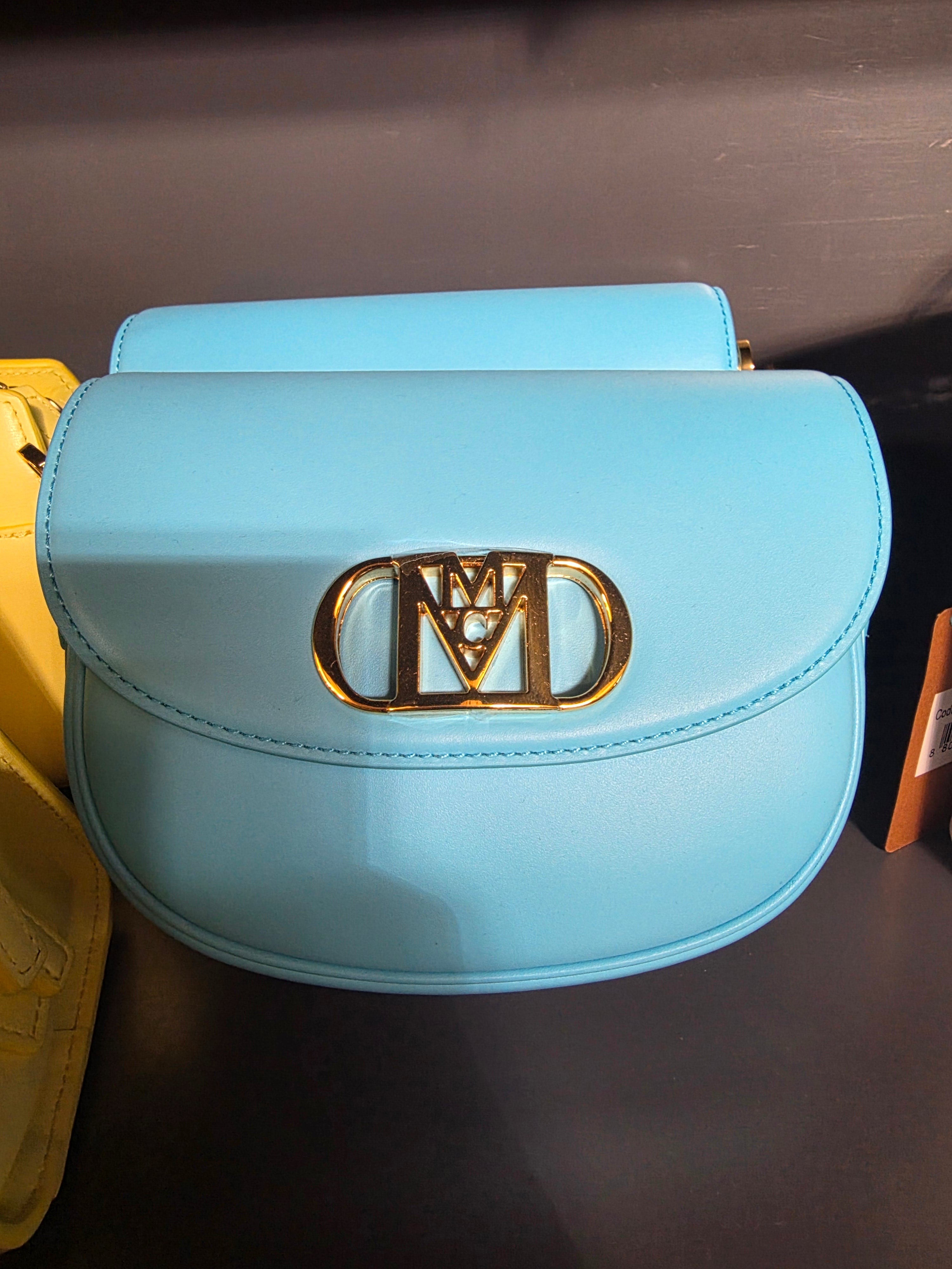 MCM CROSSBODY BLAU
