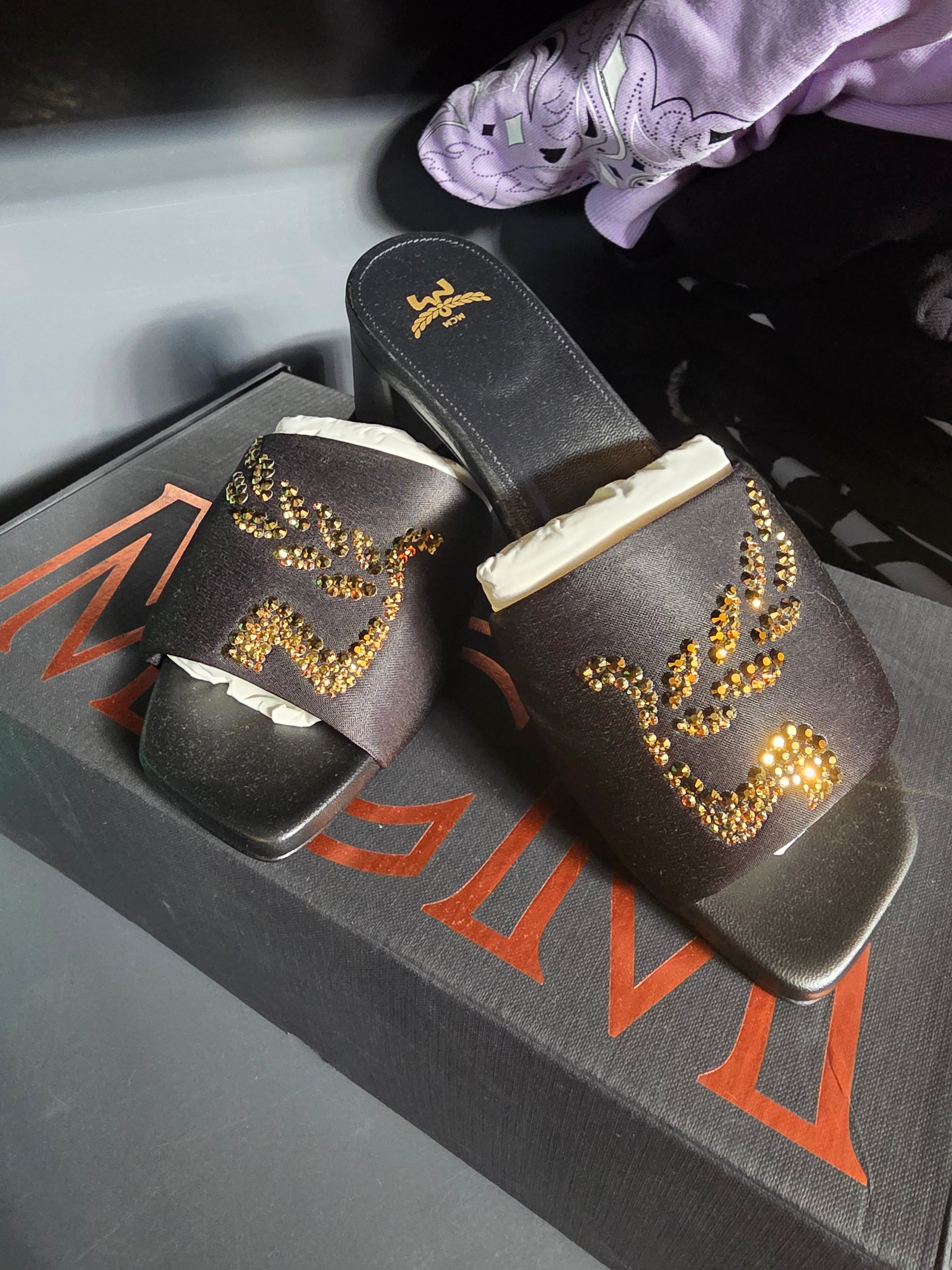 MCM Sandals GR. 36 BLACK