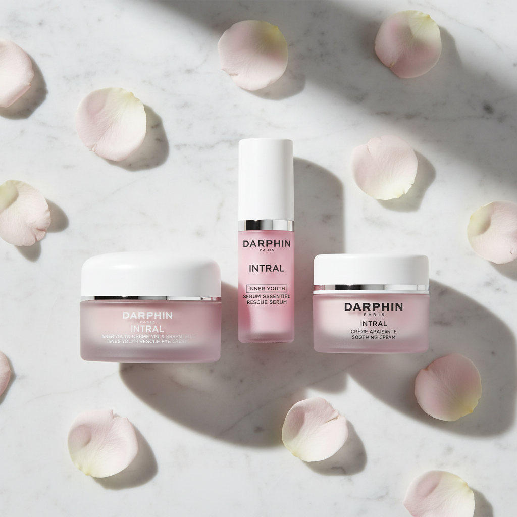 Darphin Les ESSENTIEL APAISANT - facial care set (PINK) 15ml+5ml+5ml