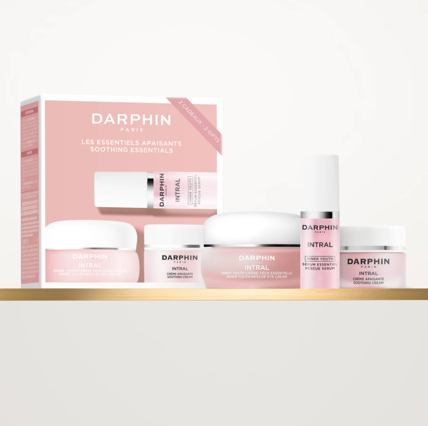 Darphin Les ESSENTIEL APAISANT - Gesichtspflegeset (ROSA) 15ml+5ml+5ml