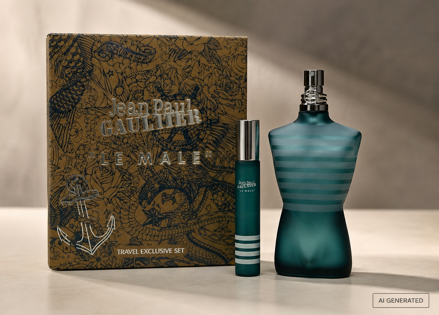 Jean Paul Gaultier Le Male Gift Set 125ml EDT + 20ml EDT