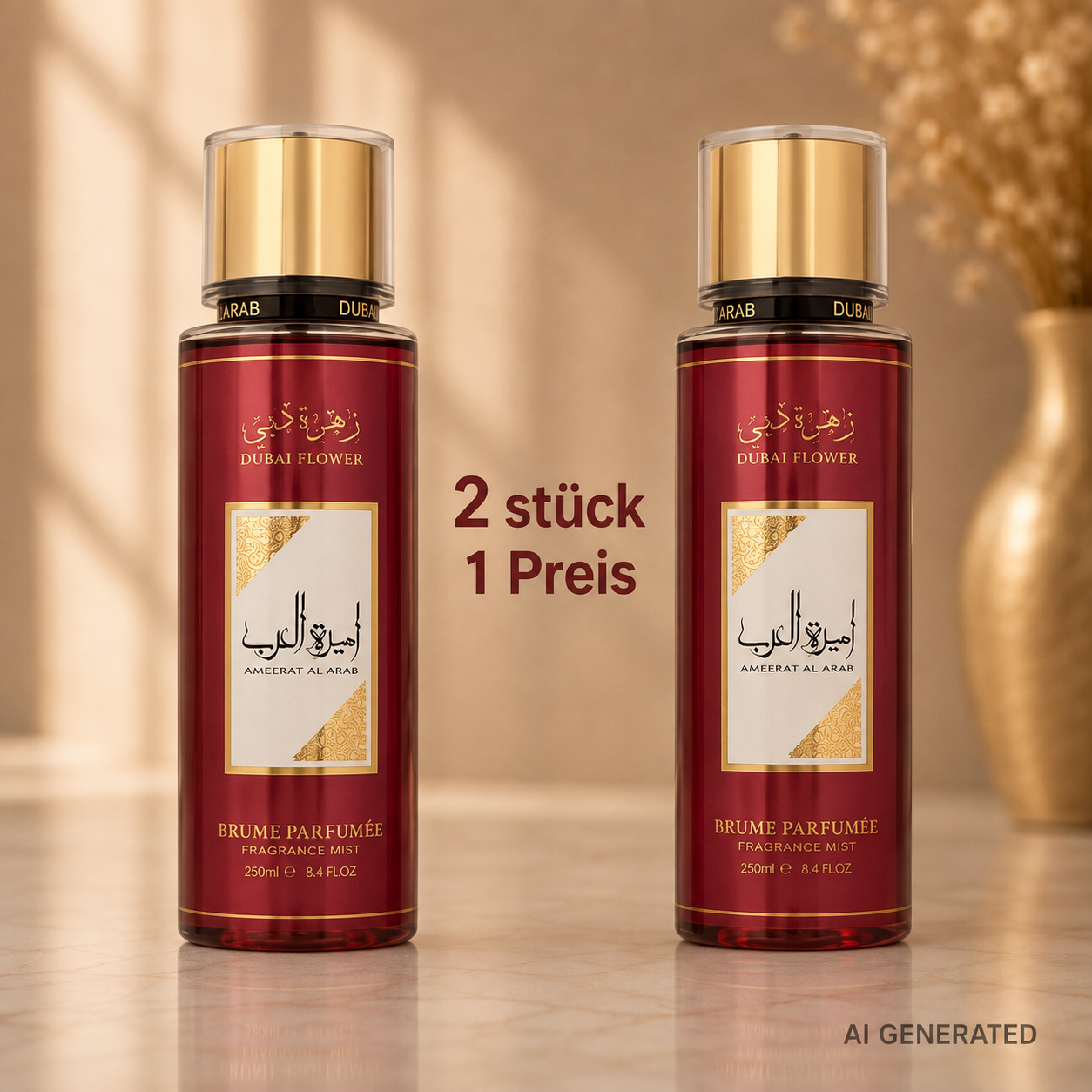 Body Spray Ameerat Al Arab Brumee Parfumee Set (2x250ml)