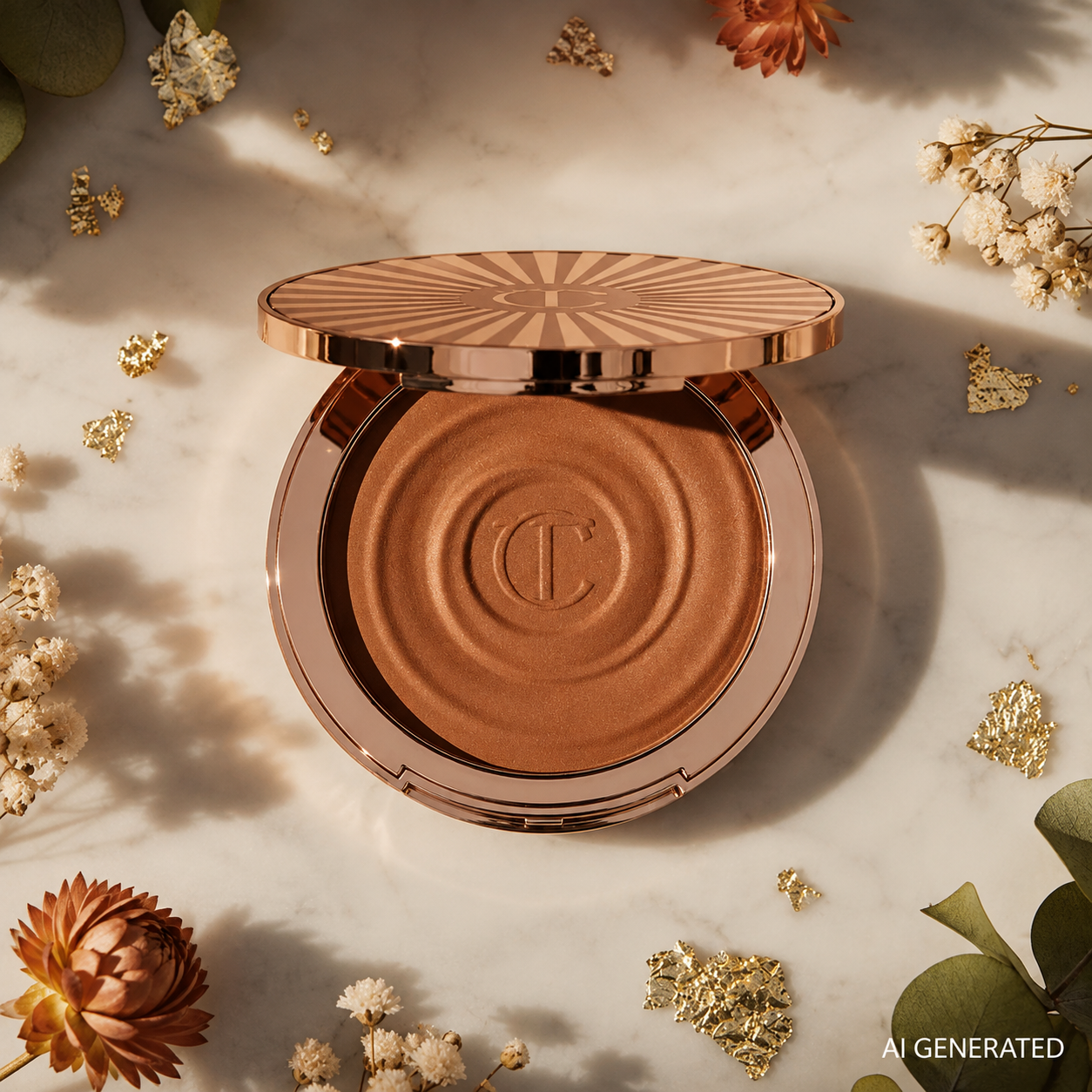 Charlotte Tilbury Beautiful Skin Sun-Kissed Glow(Cream) Bronzer 21GR - 3 TAN