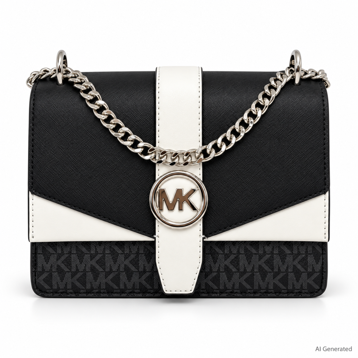 Michael Kors Crossbody White/Black