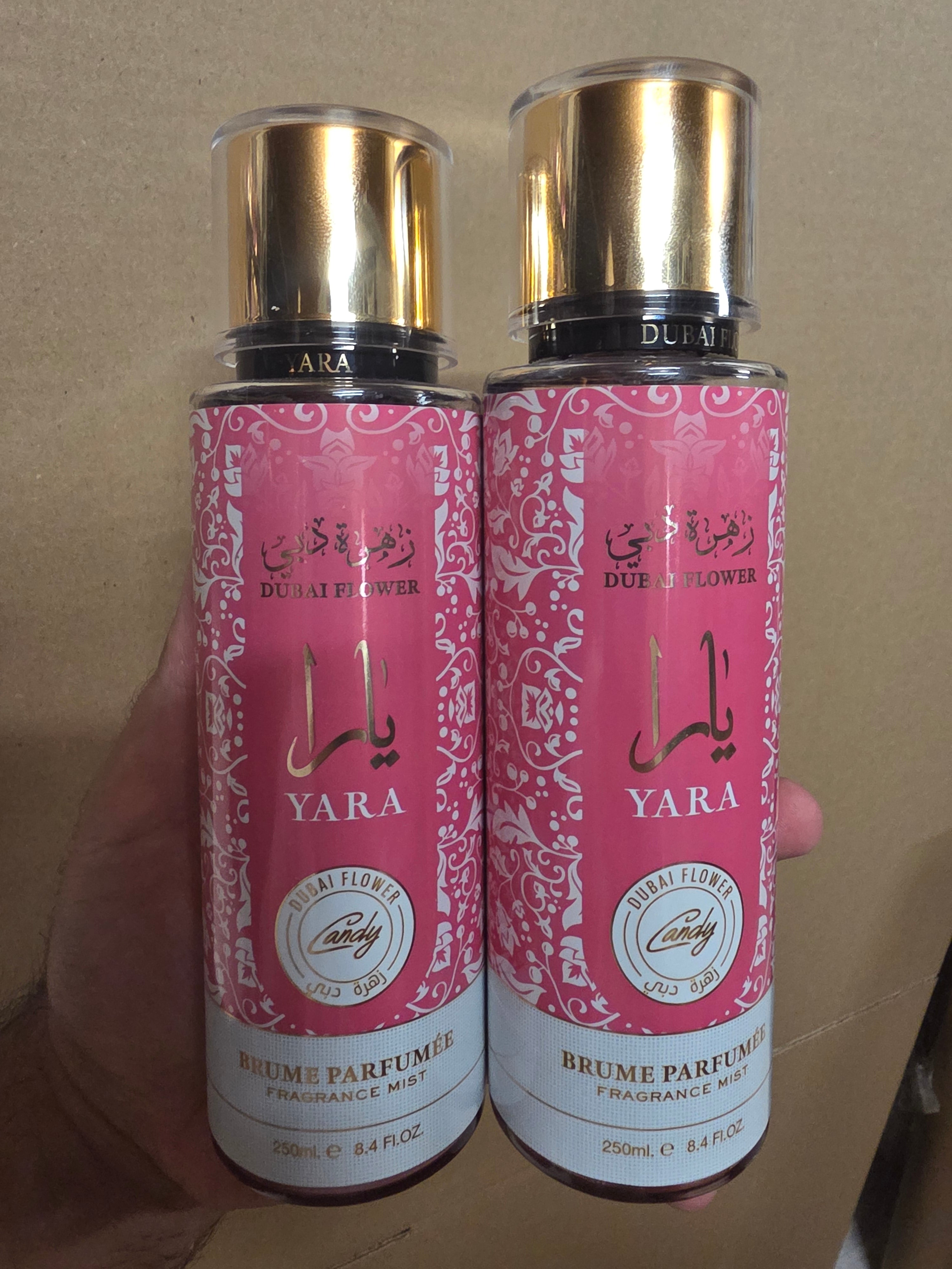 Körperspray YARA CANDY Brumee Parfumee Set ( 2x250ml )
