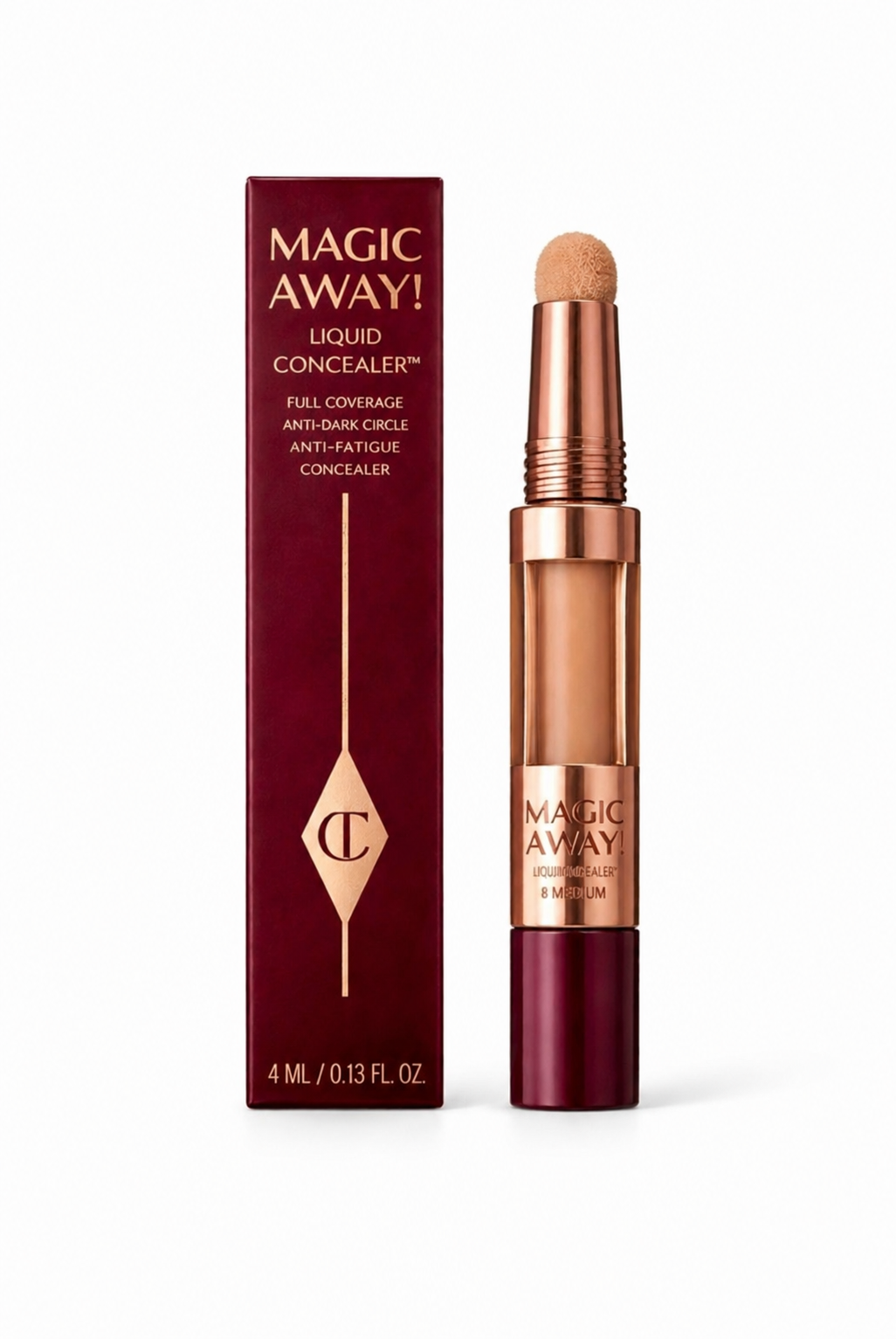 Charlotte Tilbury MAGIC AWAY Concealer - 8 MEDIUM (2er Set)