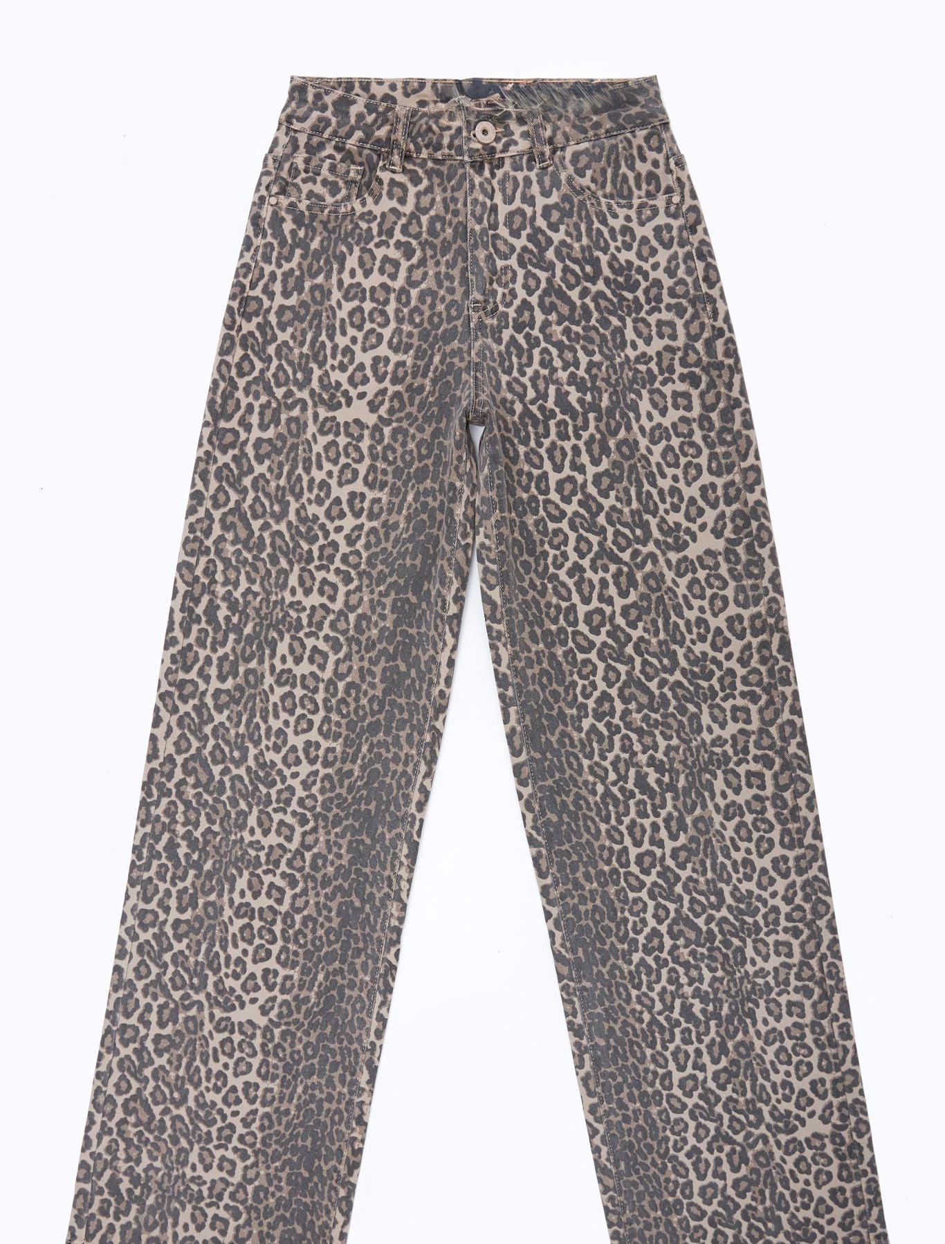 Jeans Leo print